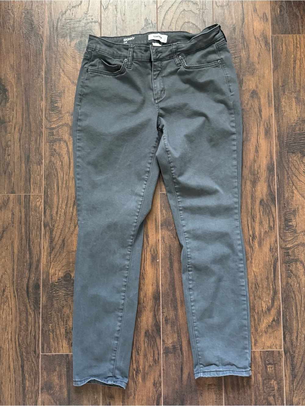 Sonoma Size 12 Grey Skinny Jeans